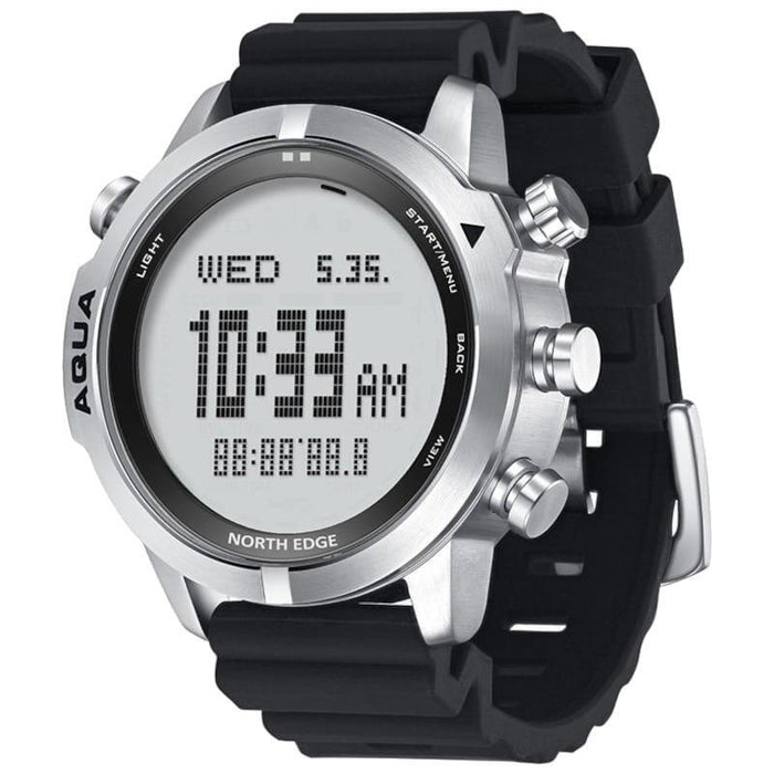 Reloj De Buceo North Edge Aqua Blanco