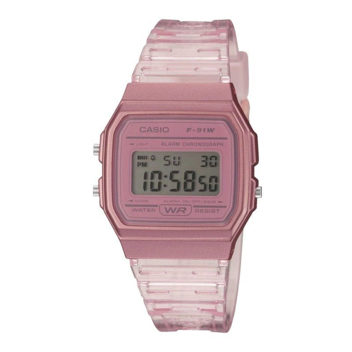 Reloj Digital Casio Collection Women F-91ws-4ef 38mm Rosa