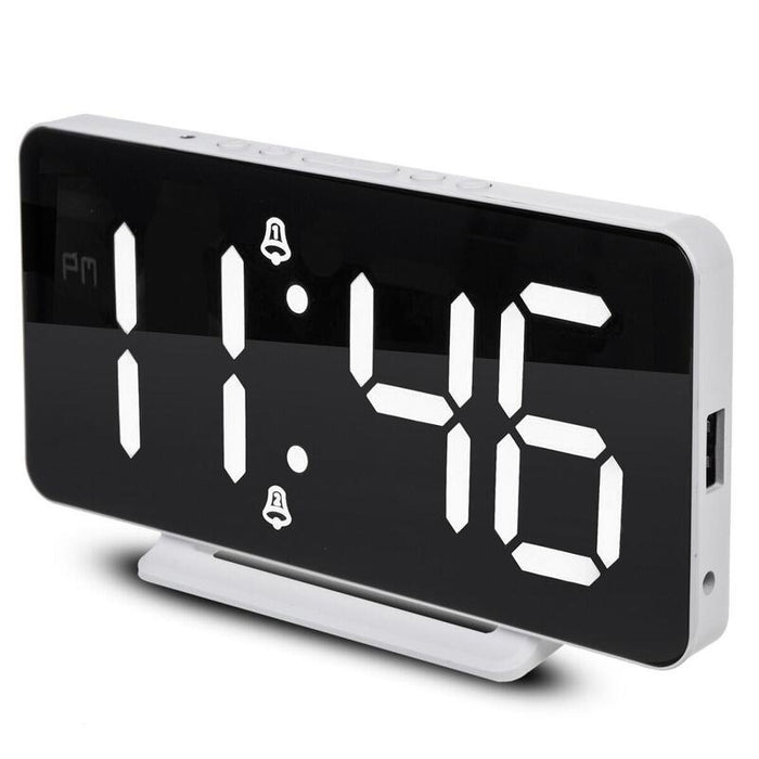 Reloj Digital Con Alarma Verde Azul Gb383