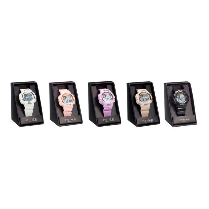 Reloj Femenino De Pulsera Deportivo Digital 5 Colores Surtidos