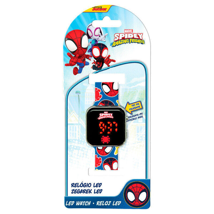 Reloj Led Spidey The Amazing Friends Marvel