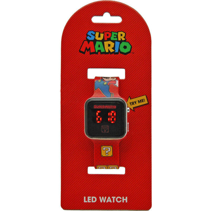 Reloj Super Mario Bros Led