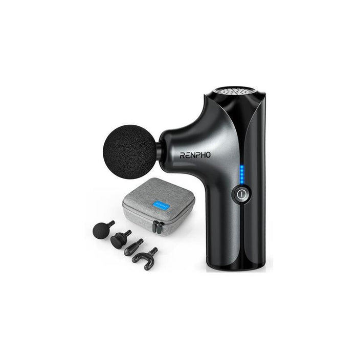 Renpho Mini Pistola, Masajeador Negro Peu-Rp-Gm173-Bk