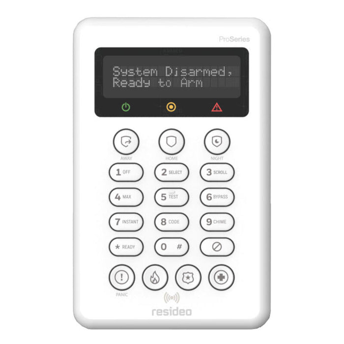 Resideo Prosixlcdkp-Eu Teclado Lcd Inalámbrico Proseries