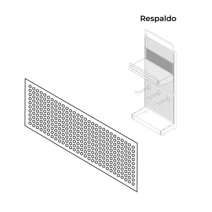 Respaldo Para Expositor 00030 88'5x31cm