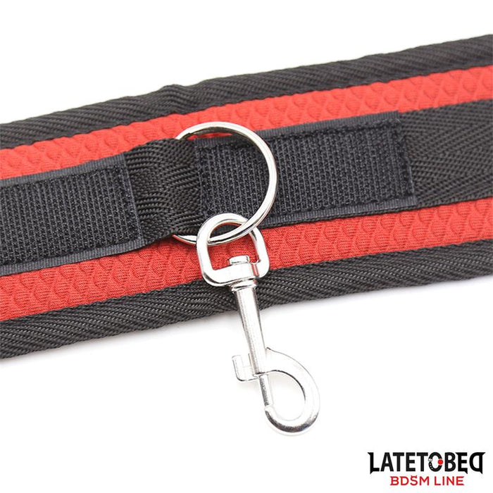 Restricciones Para La Cama Con Antifaz Esposas Ajustables Y Desmontables