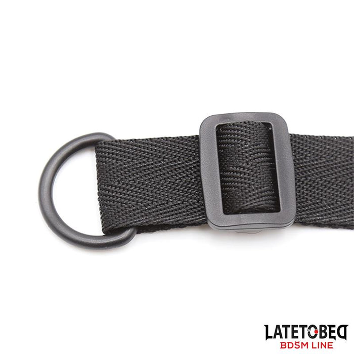 Restricciones Para La Cama Con Antifaz Esposas Ajustables Y Desmontables