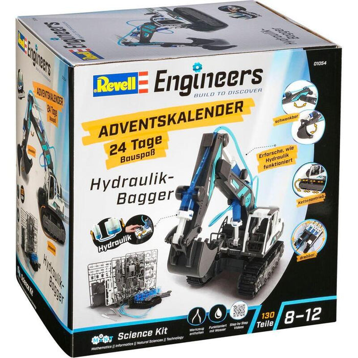 Revell Adventskalender Hydraulik-Bagger Zum Selberbauen