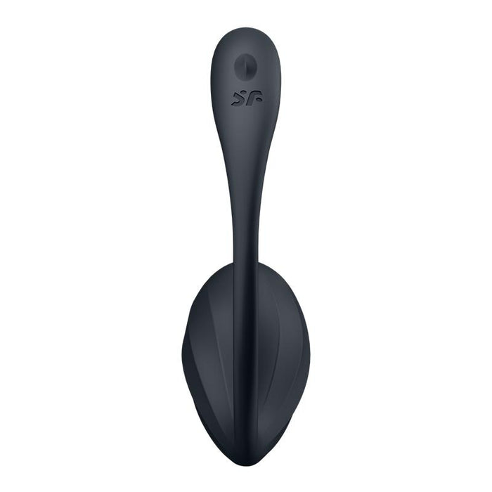Satisfyer - Ribbed Petal Estimulador Punto G Control Remoto Negro App Gratuita
