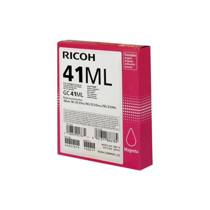 Ricoh Cartucho De Gel Magenta Gc41ml 405767  600 Copias