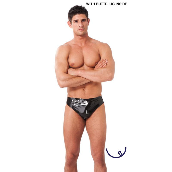 Rimba Latex Play Boxer Con Plug Talla (Interno):L