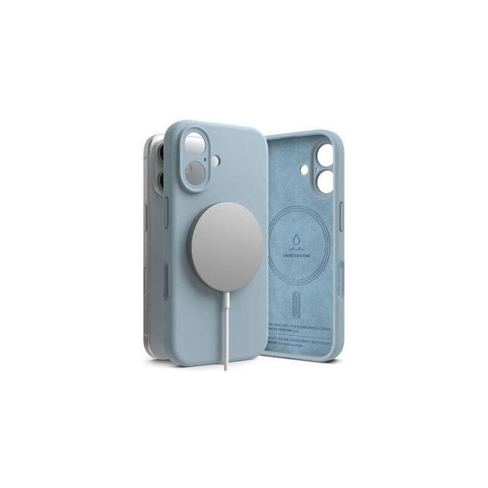 Ringke Silicone Magnetic Iphone 16 Azul