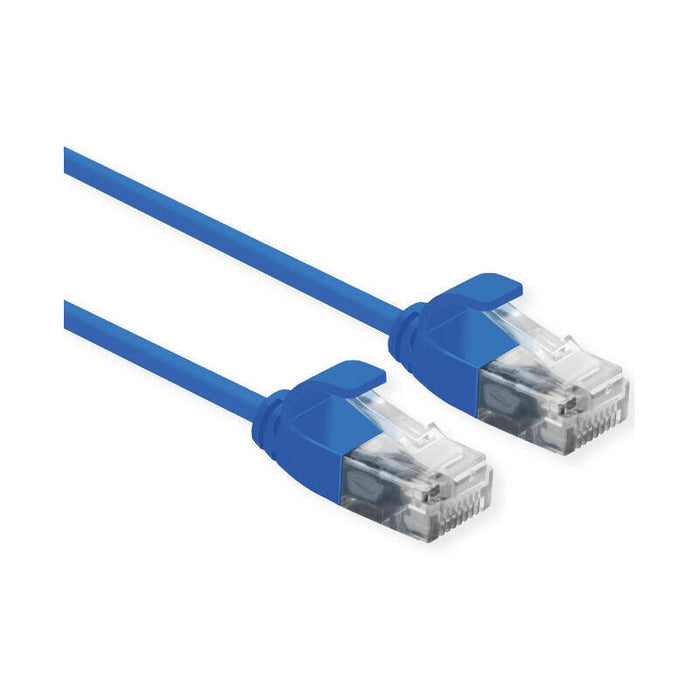 Roline 21.15.3943 Cable De Red Azul 1 M Cat6a U/Utp [Utp] (Roline Slim Ca6a Utp Cu Lszh Ethernet Cable Blue..)