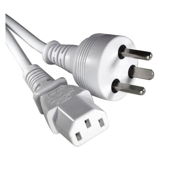Roline Power Cable K-It (Dk) To C13. White. 6.0m