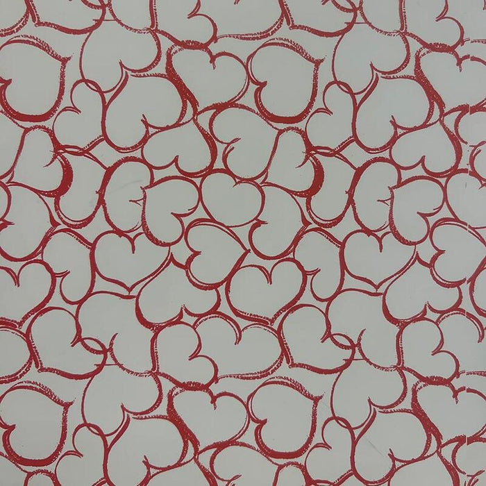 Rollo De Papel De Regalo Corazones, 70 Cm X 40 M