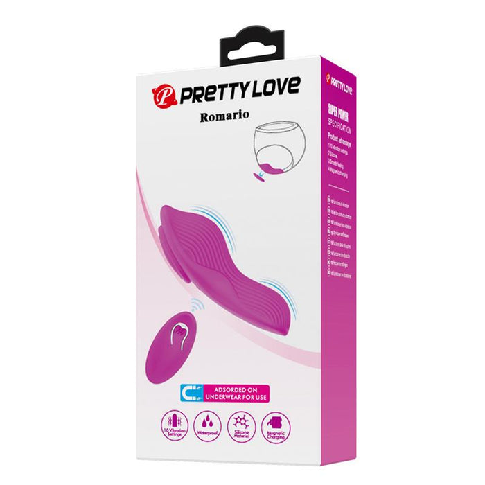 Pretty Love - Romario Estimulador Lay-On Clítoris Control Remoto Rosa