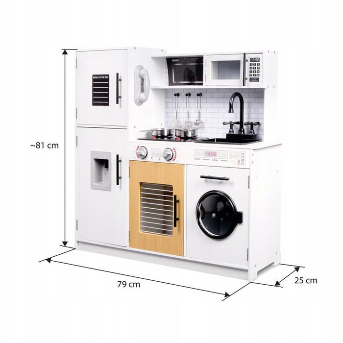 Romis Børnekøkken I Træ Med Tilbehør