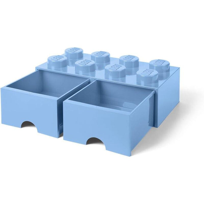 Room Copenhagen 40061736 Caja De Almacenaje Apilable, Ladrillo 8 Pomos, 2 Cajones, 9.4 L