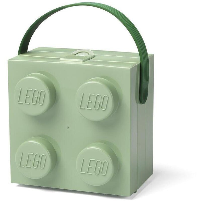 Room Copenhagen Caja Lego Con Asa, Caja De Almacenamiento Verde Claro 40240005