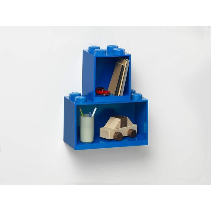 Room Copenhagen Conjunto De Estantes Tipo Bloques Lego, 2 Unidades, Azul, One Size 41171731 41171731
