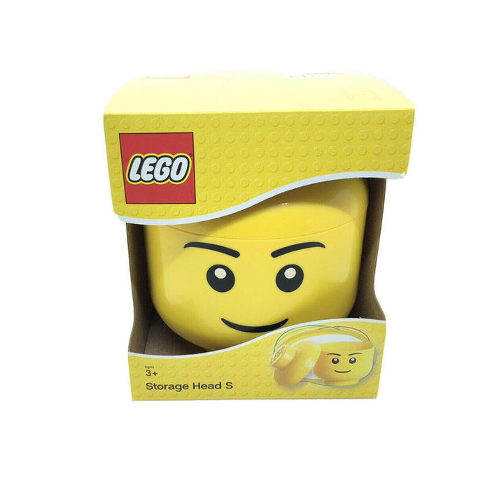 Room Copenhagen Lego Iconic Storage Head, Caja De Almacenamiento Amarilla, Talla S