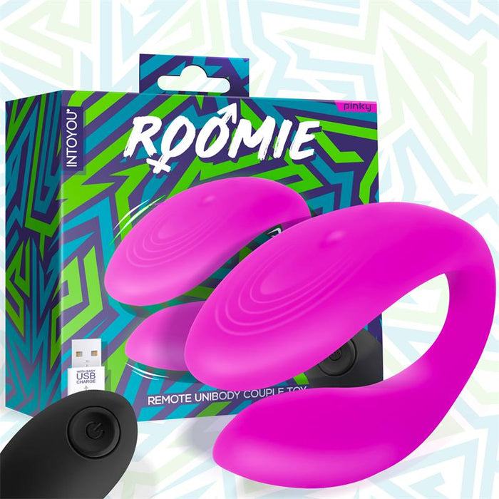 Roomie Vibrador Para Parejas Silicona Líquida Unibody Control Remoto Usb