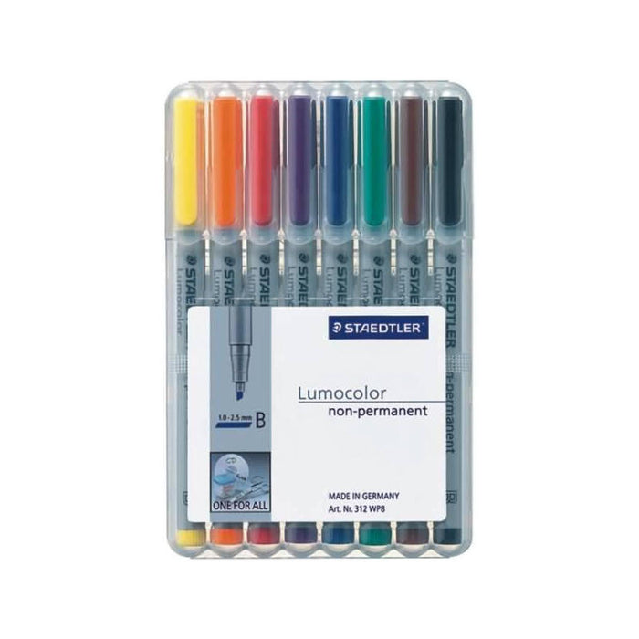 Rotulador Staedtler Lumocolor B Nonperm 8 Piezas