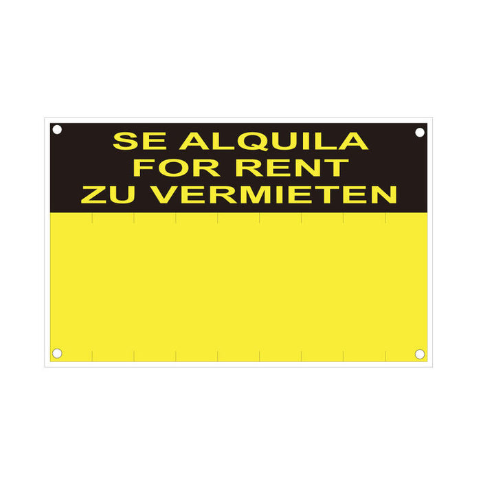 Rotulo "Se Vende/For Sale/Zu Verkaufen" (Pvc 0.4mm) 45x70cm Normaluz