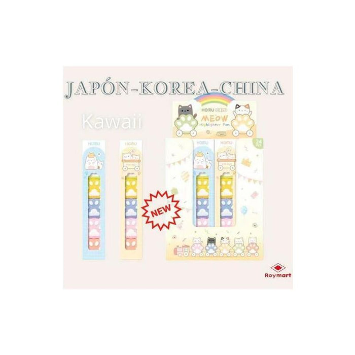 Roymart Marcador Huellas Hawaii Set De 5 C/Surtidos