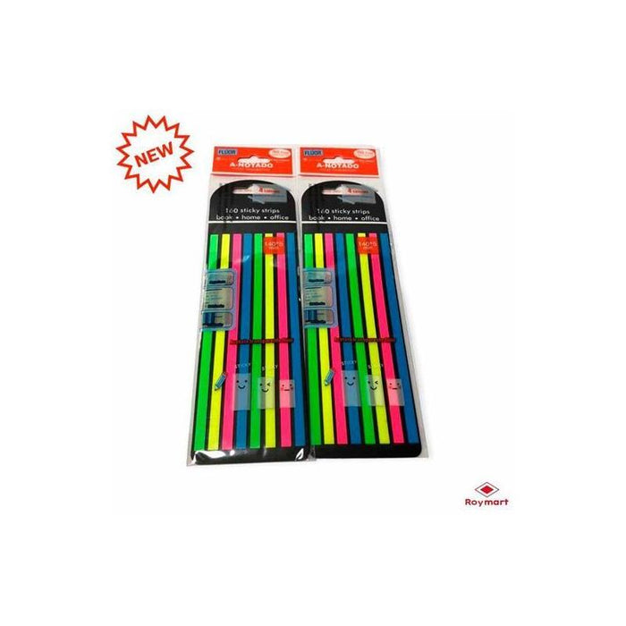Roymart Notas Señaladoras De Líneas Acetato Transparente Pack De 160 C/Surtidos