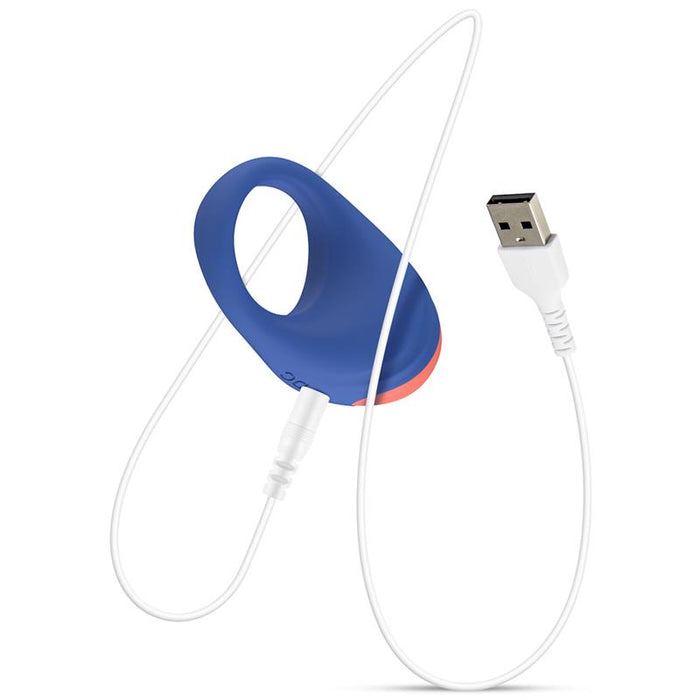 Rring Dinner Date Anillo Para El Pene Con Vibración Usb Silicona