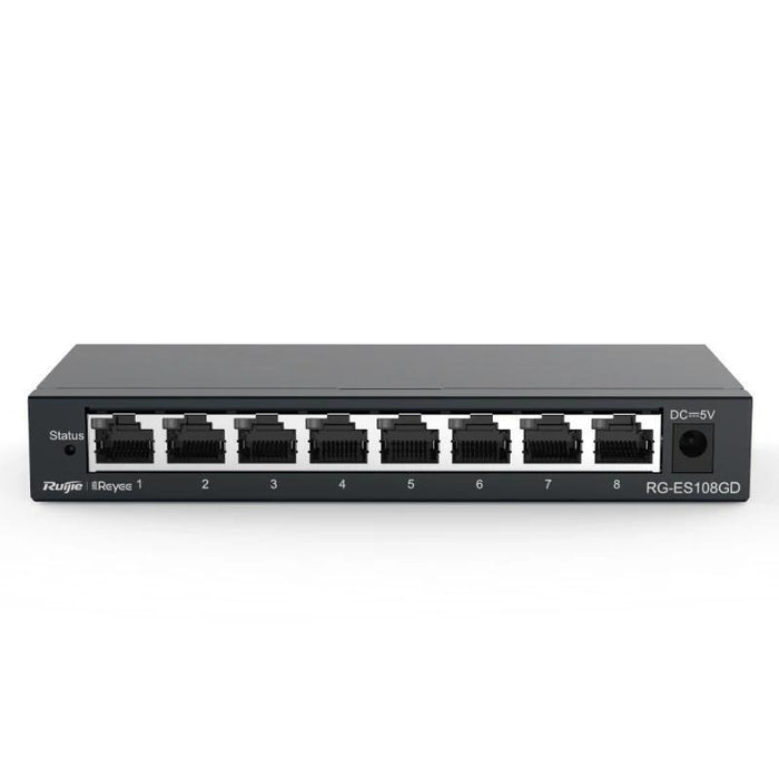 Ruijie Unmanaged Switch 8xgb Rj45 Steel Case