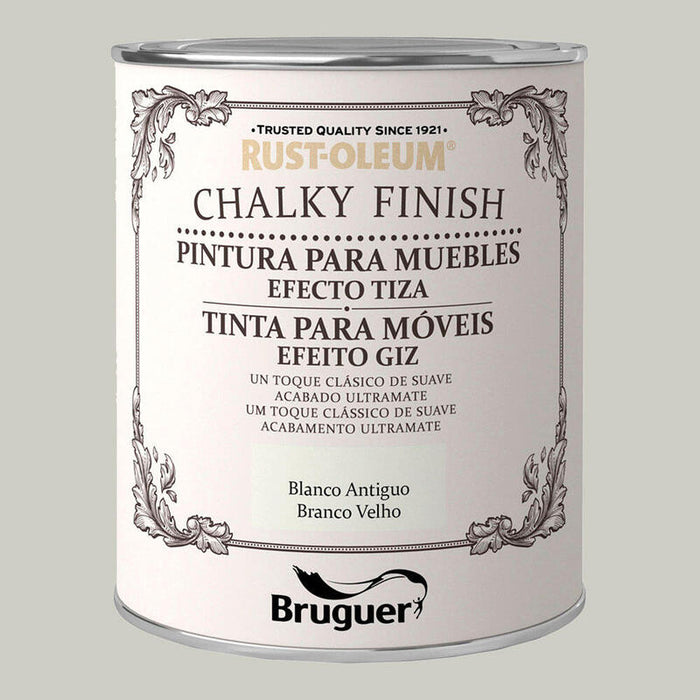 Rust-Oleum Chalky Finish Muebles Blanco Antiguo 0,750l 5397509 Bruguer