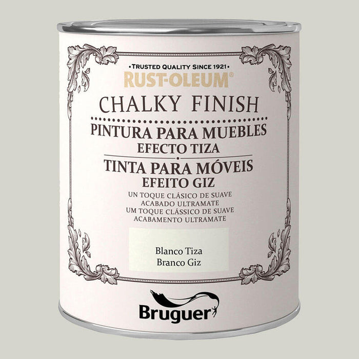 Rust-Oleum Chalky Finish Muebles Blanco Tiza 0,750l 5397506 Bruguer