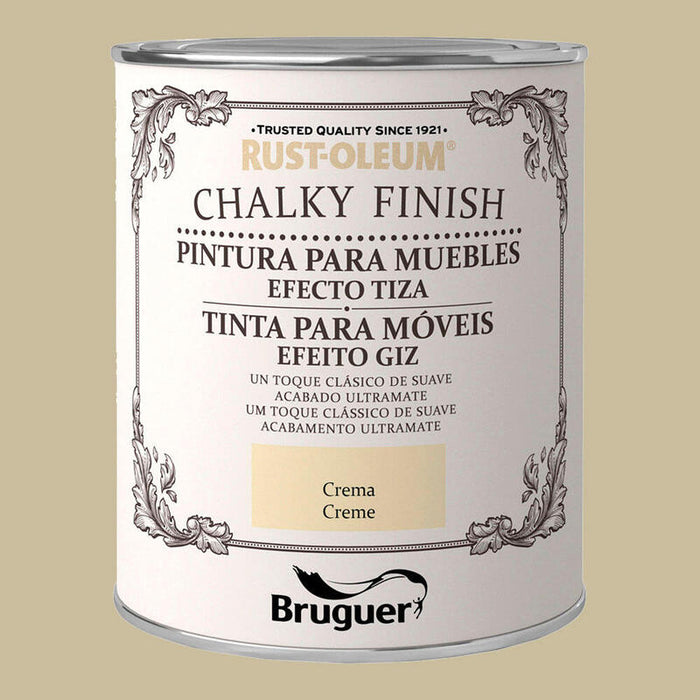 Rust-Oleum Chalky Finish Muebles Crema 0,750l 5397512 Bruguer