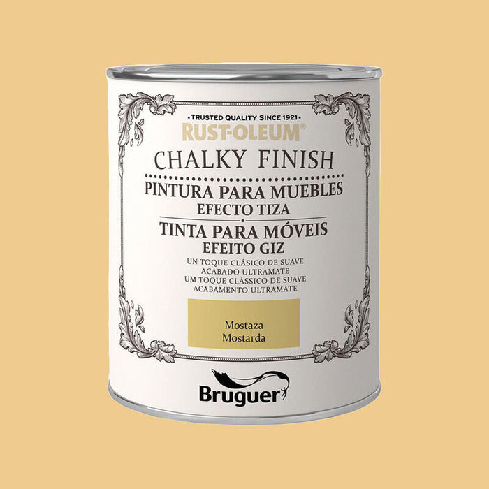 Rust-Oleum Chalky Finish Muebles Mostaza 0,750l 5397515 Bruguer