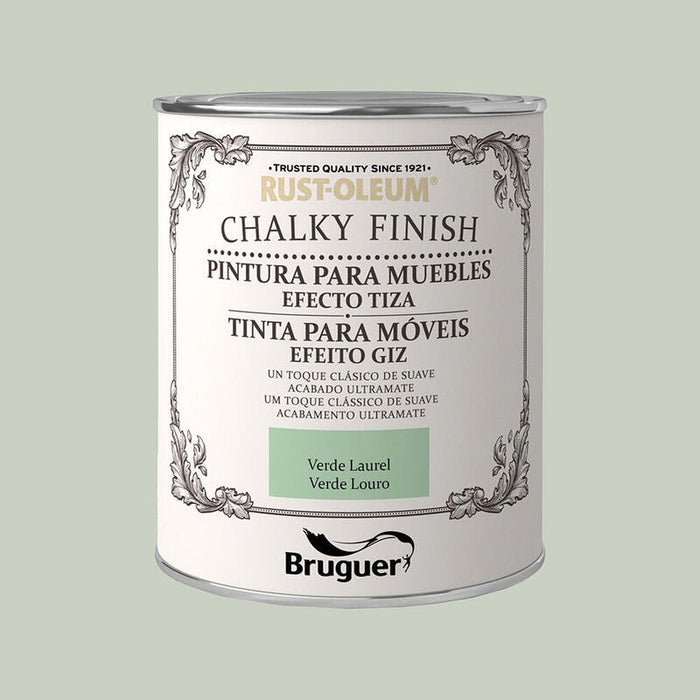 Rust-Oleum Chalky Finish Muebles Verde Laurel 0,750l 5397547 Bruguer