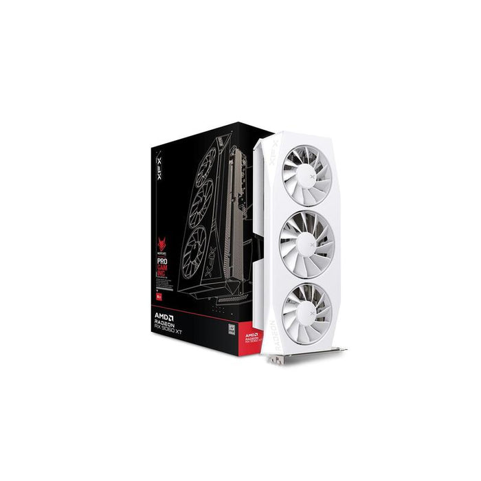 Rx 9060 Xt 16gb Xfx Radeon Mercury Oc Gaming Gddr6 3 Fan Blanco