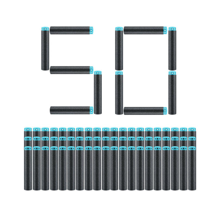 S001-X-Shot- Excel 50pk  Refill Darts Foilbag,Bu