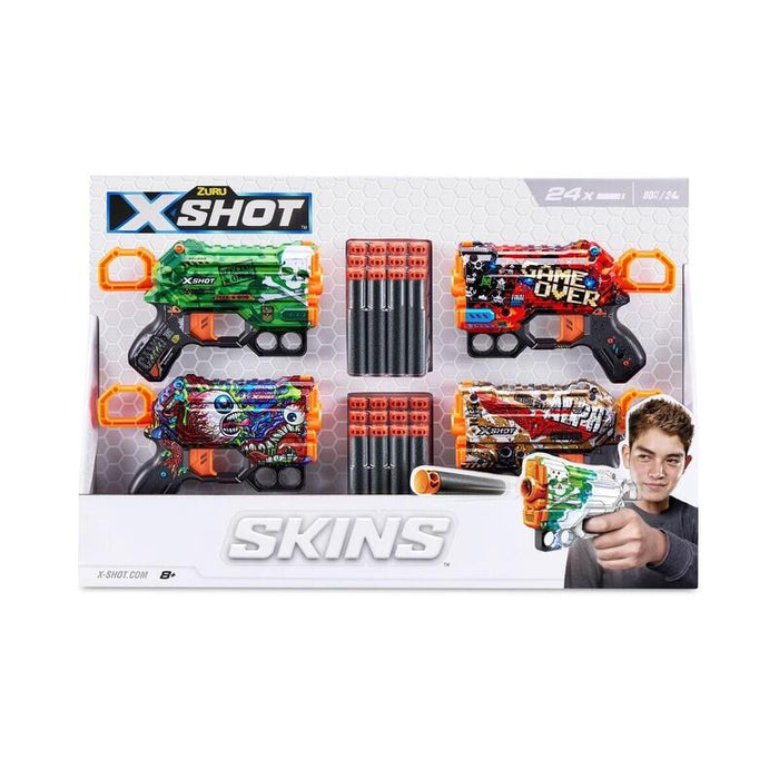 S001-X-Shot-Skins-Menace 4pk  24darts Open Box,B