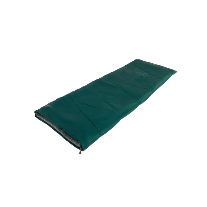 Saco De Dormir Easy Camp Starling Square Verde 10°C  Con Cremallera Izquierda Para Camping, Verde