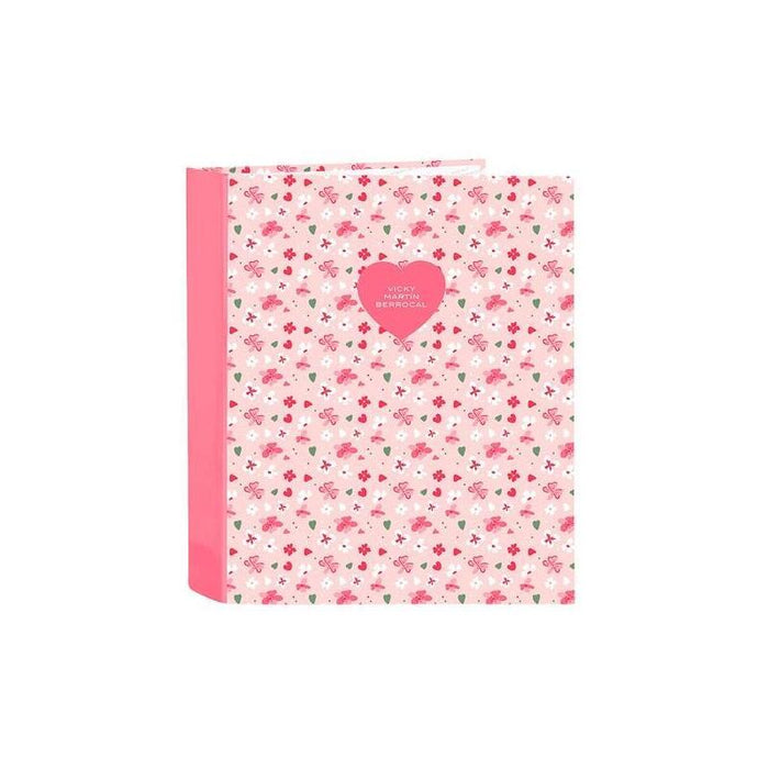 Safta Carpeta De Anillas 4x35mm Folio Lomo Ancho Vmb "In Bloom"