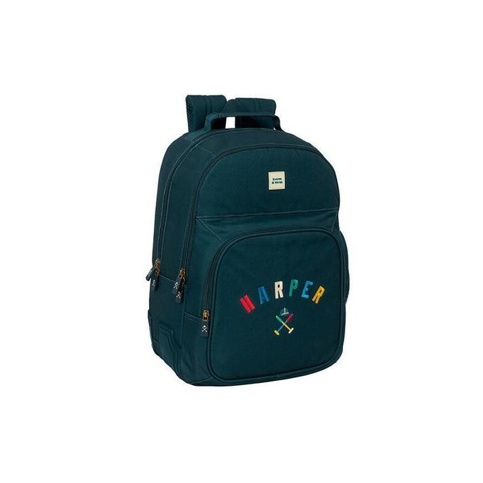 Safta Mochila Doble 20l Adaptable Carro Harper & Neyer