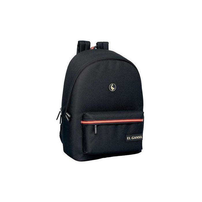 Safta Mochila Doble Para Portátil 15,6"+Usb 24,55l El Ganso Basics "Negro"