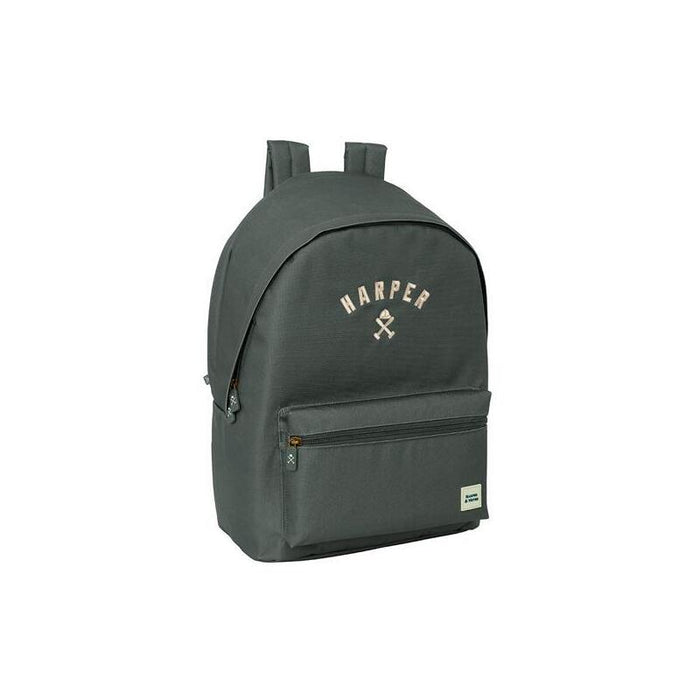 Safta Mochila Doble Para Portatil 15,6"+Usb Harper & Neyer "Grey"