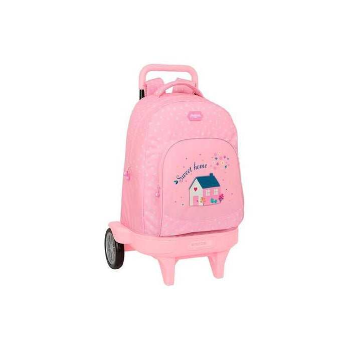 Safta Mochila Grande C/Ruedas Compact Evolution Extraíble Glowlab Kids "Sweet Home"