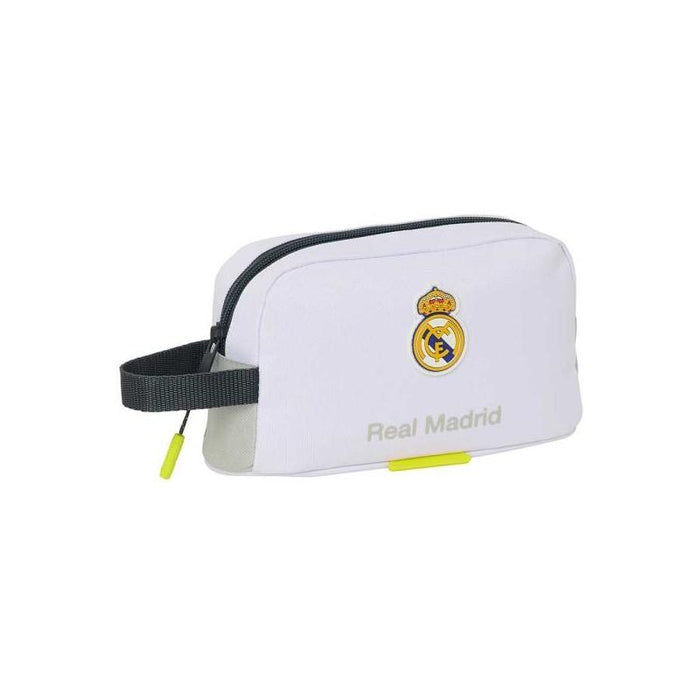 Safta Real Madrid Bolsa Isotermica Porta Alimentos De 1.7l - Asa De Mano - Cierre De Cremallera - 21.5x12x6.5cm - Color