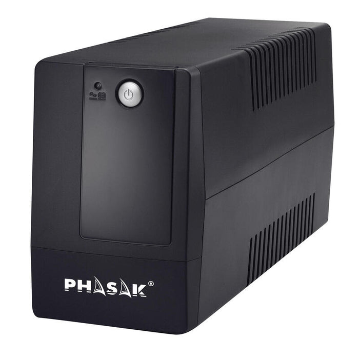 Sai Línea Interactiva Phasak Basic Interactive 800 Va 800va-480w 2 Salidas Formato Torre