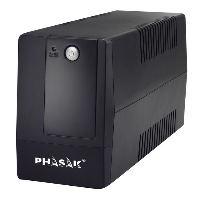 Sai Línea Interactiva Phasak Basic Interactive 800 Va 800va-480w 2 Salidas Formato Torre