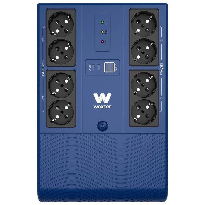 Sai Línea Interactiva Woxter Multibase Ups 1200 Va 1200va-720w 8 Salidas Formato Torre